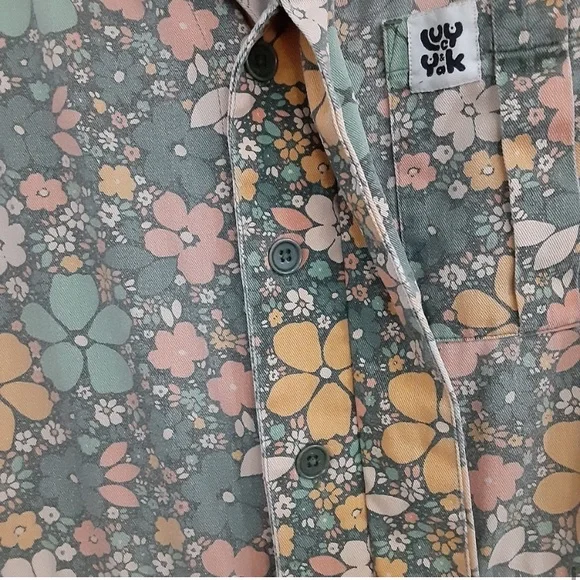 Lucy & Yak Carmen Floral Boilersuit Organic Cotton The Tay Print Womens S - Picture 10 of 14